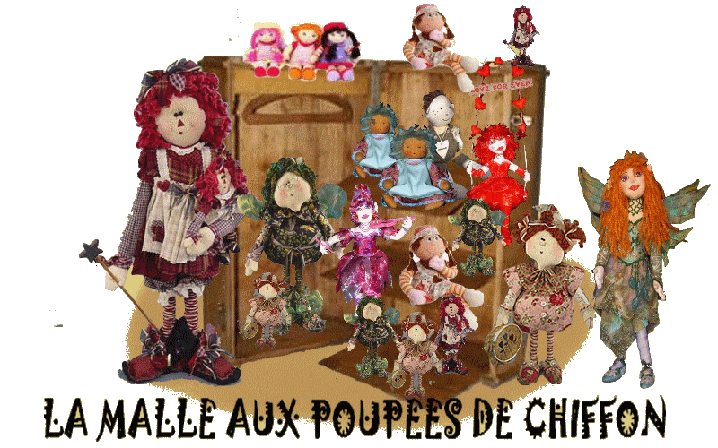 LA MALLE AUX POUPEES DE CHIFFON
