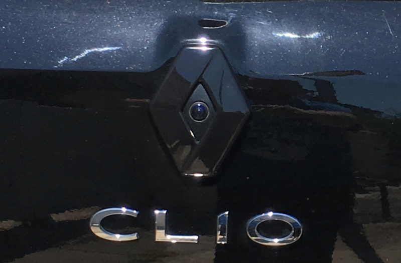 Logo Arrière Noir Clio 4 RS avec caméra de recul